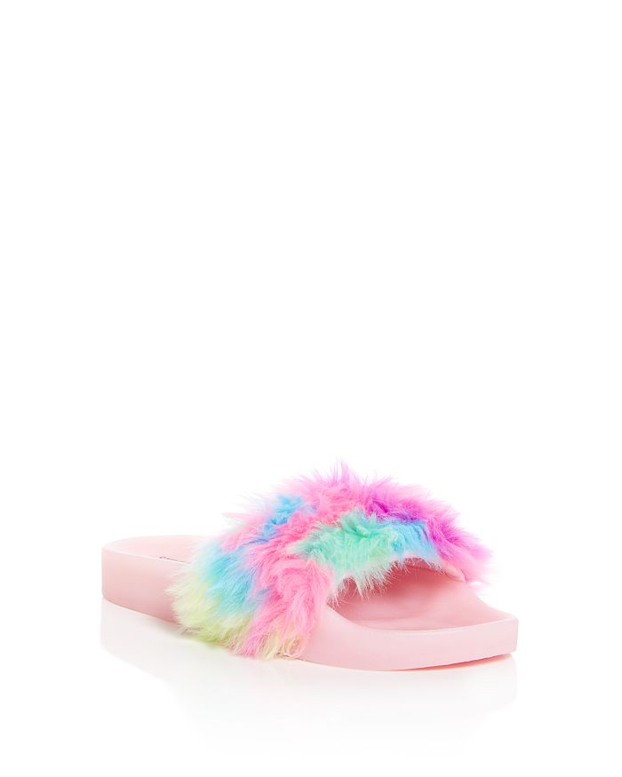 Steve madden peaceful faux online fur slipper