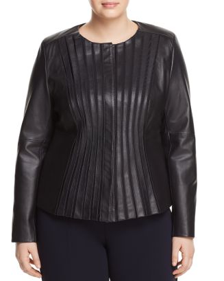ディズニープリンセスのベビーグッズも大集合 Leather Ribbed Emma Rinaldi Marina Jacket Bloomingdale's | ジャケット・アウター