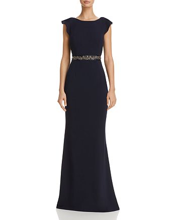 Adrianna Papell Embellished Flutter Gown | Bloomingdale's