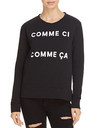 French Connection Comme Ci Comme Ca Graphic Sweatshirt Bloomingdale S