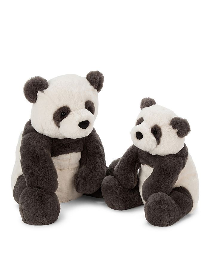 NEW Handmade Small Panda Bear Squares Denim Tote Bag 