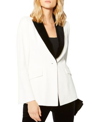 karen millen velvet tuxedo dress