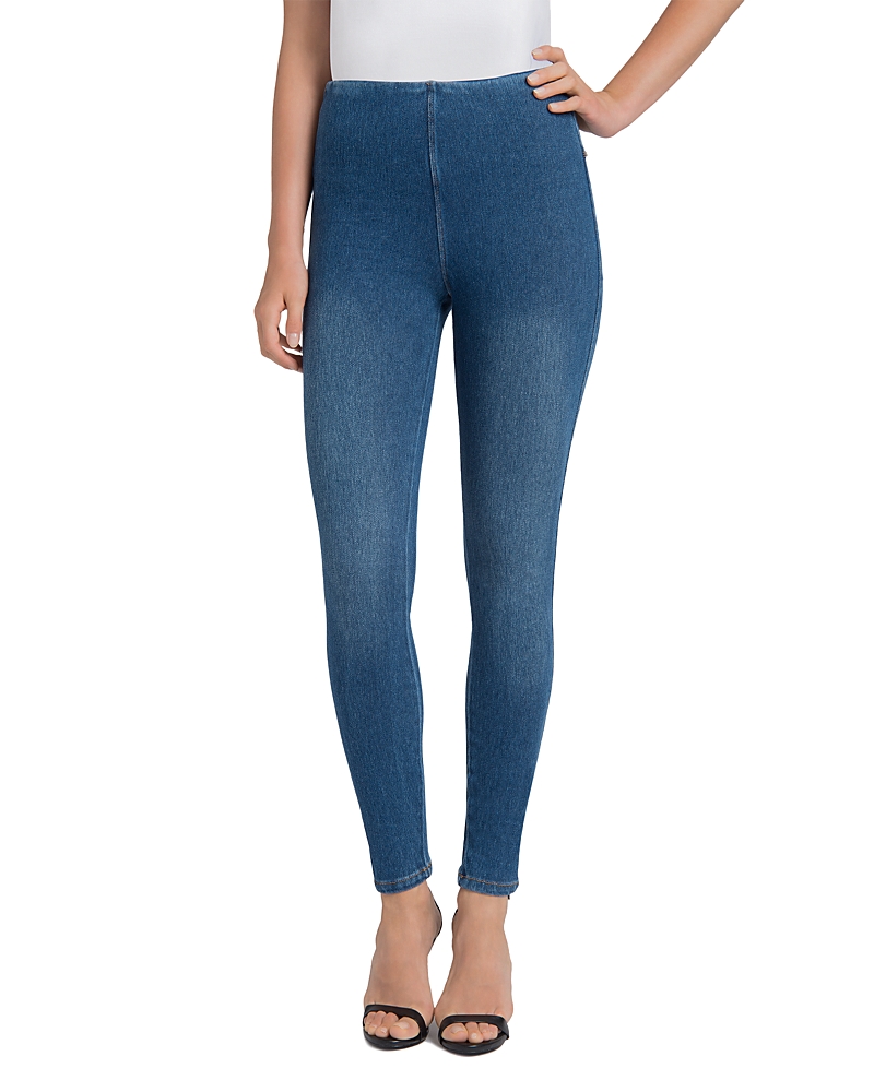 Lysse Plus Skinny High Rise Denim Jeans in Mid Wash