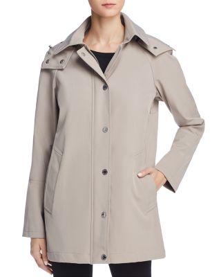Calvin Klein Hooded Raincoat | Bloomingdale's