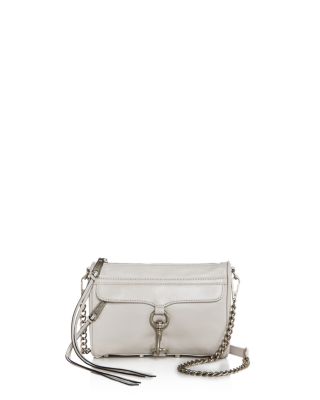 Mini Monceau Silver Edition Crossbody - Off White Smooth Leather
