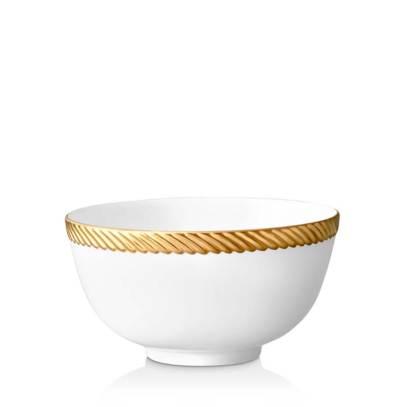 L'objet Corde Porcelain Cereal Bowl In Gold