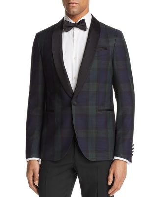 BOSS Hugo Boss BOSS Nemir Plaid Blackwatch Regular Fit Tuxedo Jacket Bloomingdale s