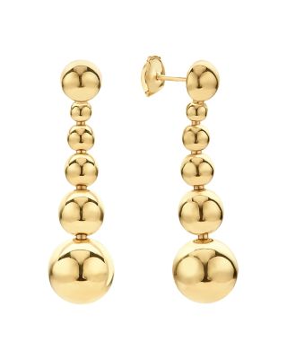 LAGOS - Caviar Gold Collection 18K Gold Graduated Six Bead Drop Earrings