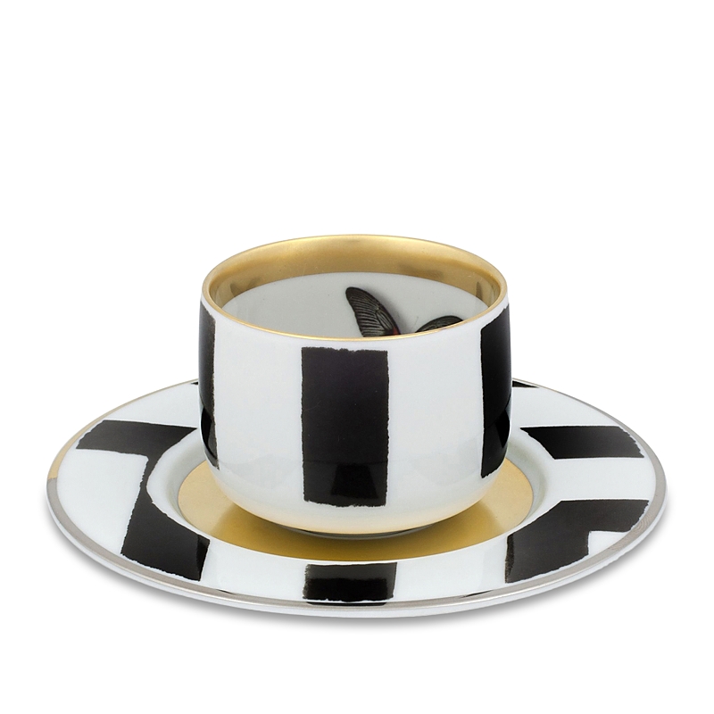 Vista Alegre Sol Y Sombra By Christian Lacroix Espresso Cup & Saucer