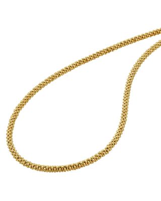 Caviar Gold Collection 18K Gold Necklace, 16"