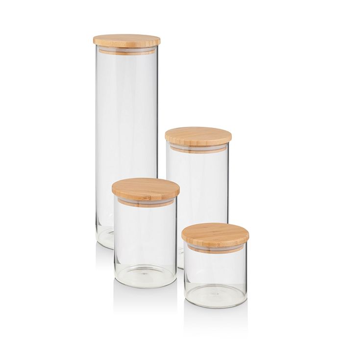 Honey Can Do Bamboo Jar Storage, Set of 4 Bloomingdale's