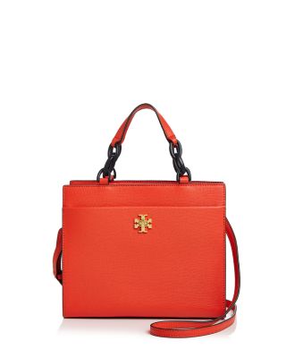 Tory Burch Bags | Tory Burch Kira Leather Tote | Color: Red | Size: Large | Pm-19306411's Closet