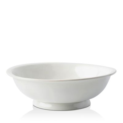 Puro Whitewash Footed Fruit Bowl