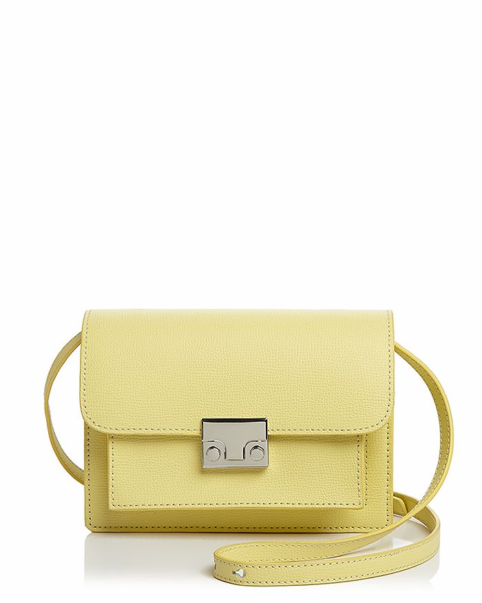 Loeffler Randall Mini Minimal Rider Leather Crossbody Bloomingdale s