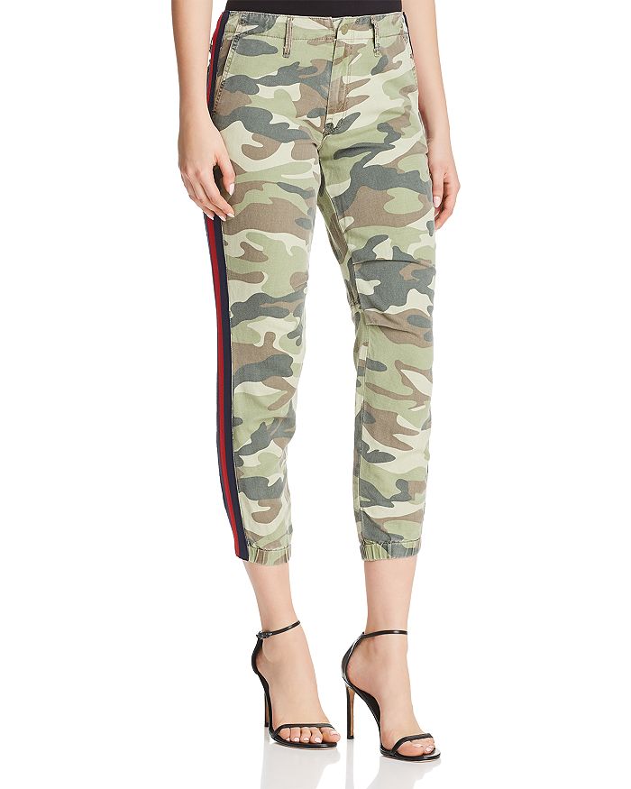 NEW LADIES CAMOUFLAGE CAMO LOOK DOUBLE SIDE POCKET CARGO COMBAT TROUSERS  PANTS