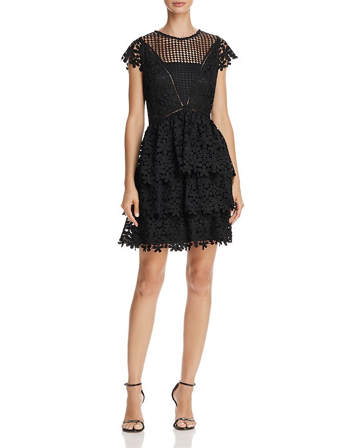 Aqua tiered lace dress on sale