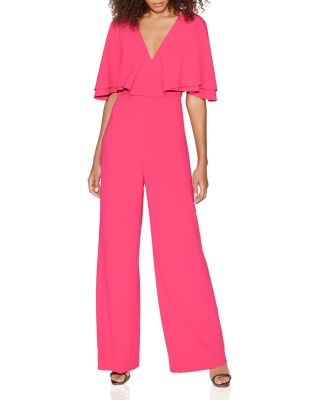 halston heritage gold jumpsuit