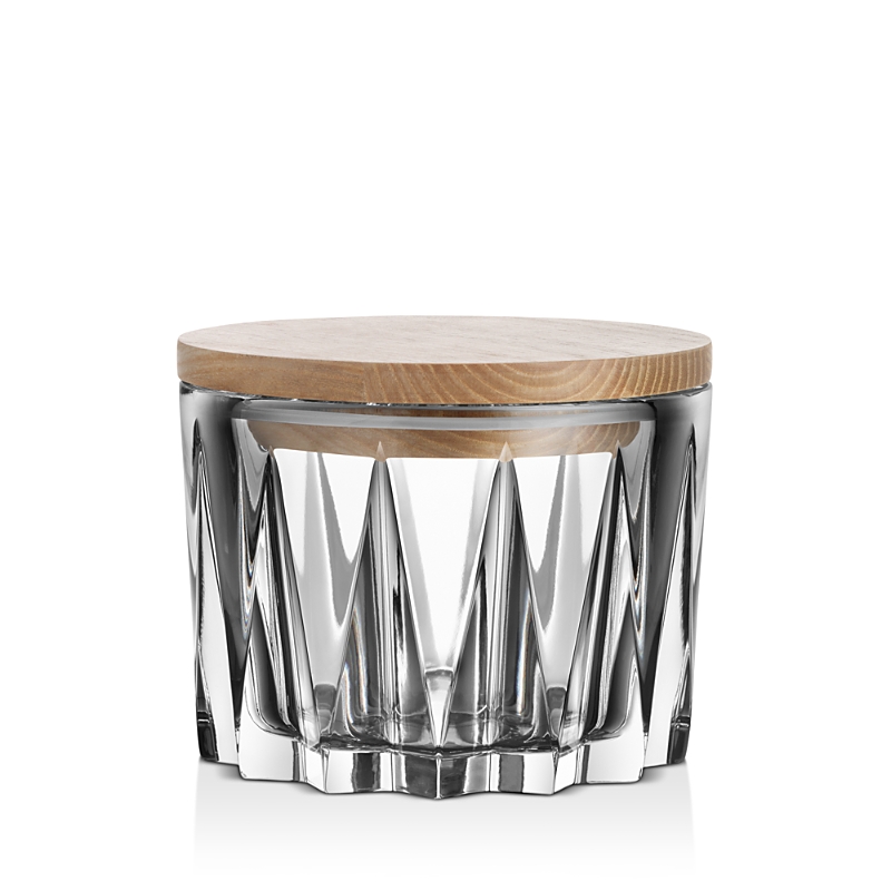 Orrefors Kosta Boda Handmade Small Sarek Bowl With Lid In Clear