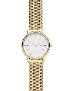 Skagen - Signatur Gold-Tone Slim Watch, 30mm