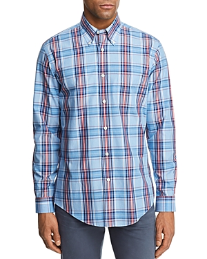 UPC 889690064611 product image for Brooks Brothers Plaid Regular Fit Button-Down Shirt | upcitemdb.com