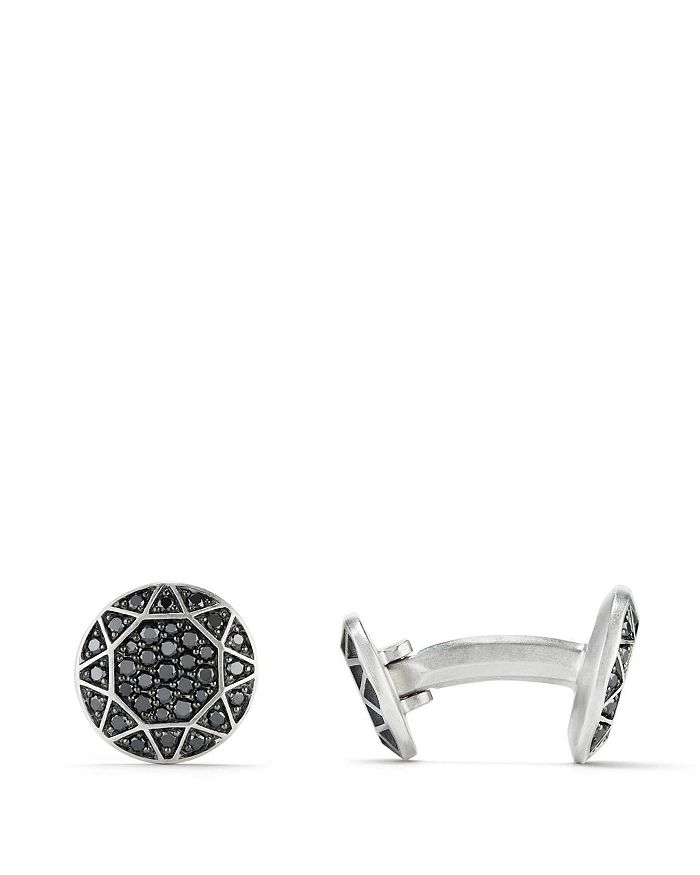 David Yurman Pavé Cufflinks with Black Diamonds Bloomingdale's