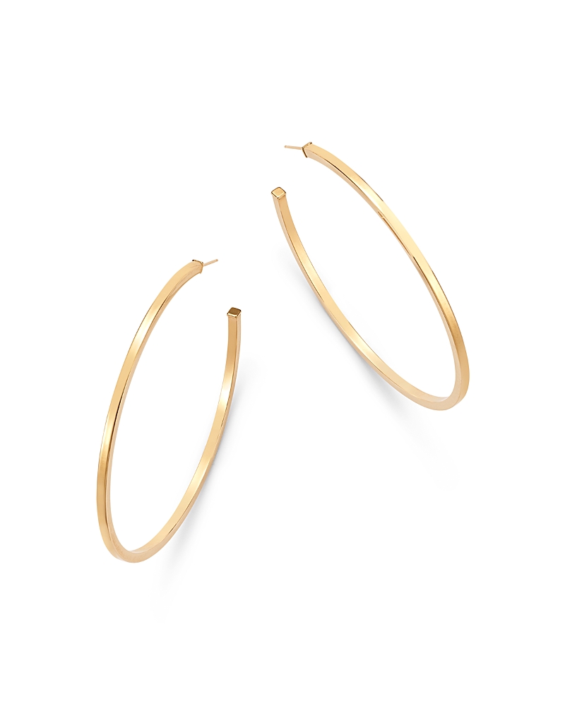 Bloomingdale's Fine Collection Square Tube Hoop Earrings in 14K Yellow Gold