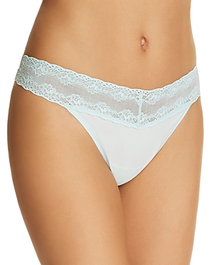 Natori Bliss Perfection Thong In Pool Blue