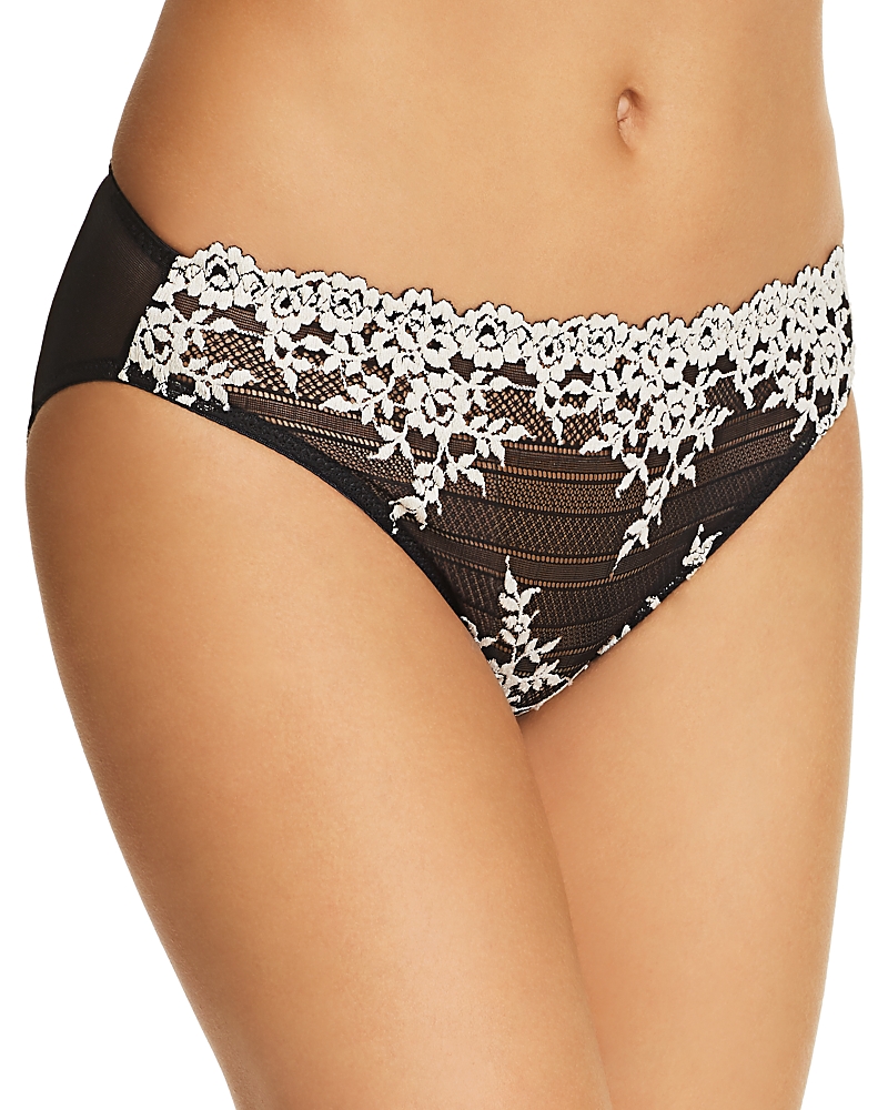 Wacoal Embrace Lace Hi-cut Brief In Black