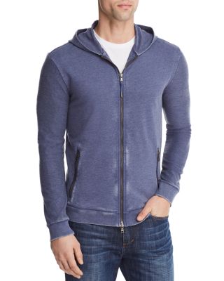 John Varvatos Star USA Burnout French Terry Zip Hooded Sweatshirt 100 Exclusive Bloomingdale s