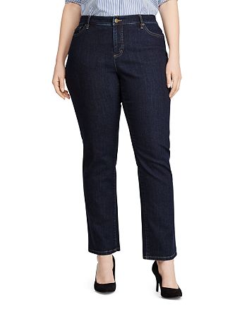 Ralph Lauren Slimming Classic Straight-Leg Jeans in Rinse | Bloomingdale's