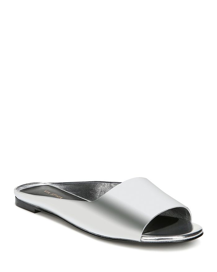 Via Spiga Women s Hana Leather Slide Sandals 100 Exclusive In