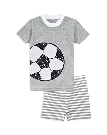 Sara S Prints Boys Soccer Pajama Shirt Shorts Set Little Kid Bloomingdale S