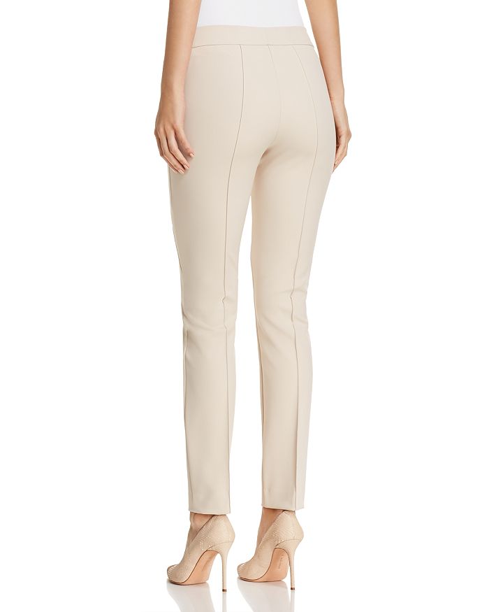 Shop Lafayette 148 Acclaimed Stretch Gramercy Pants In Sand