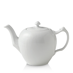 Royal Copenhagen White Fluted Teapot