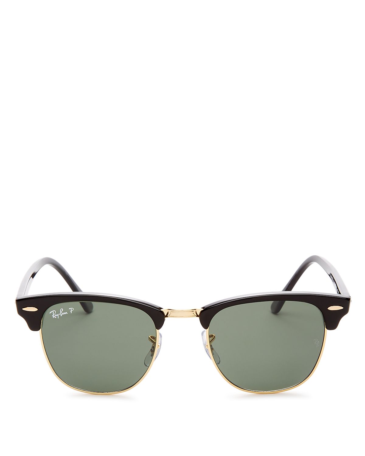 Ray-Ban Polarized Classic Clubmaster Sunglasses, 51mm