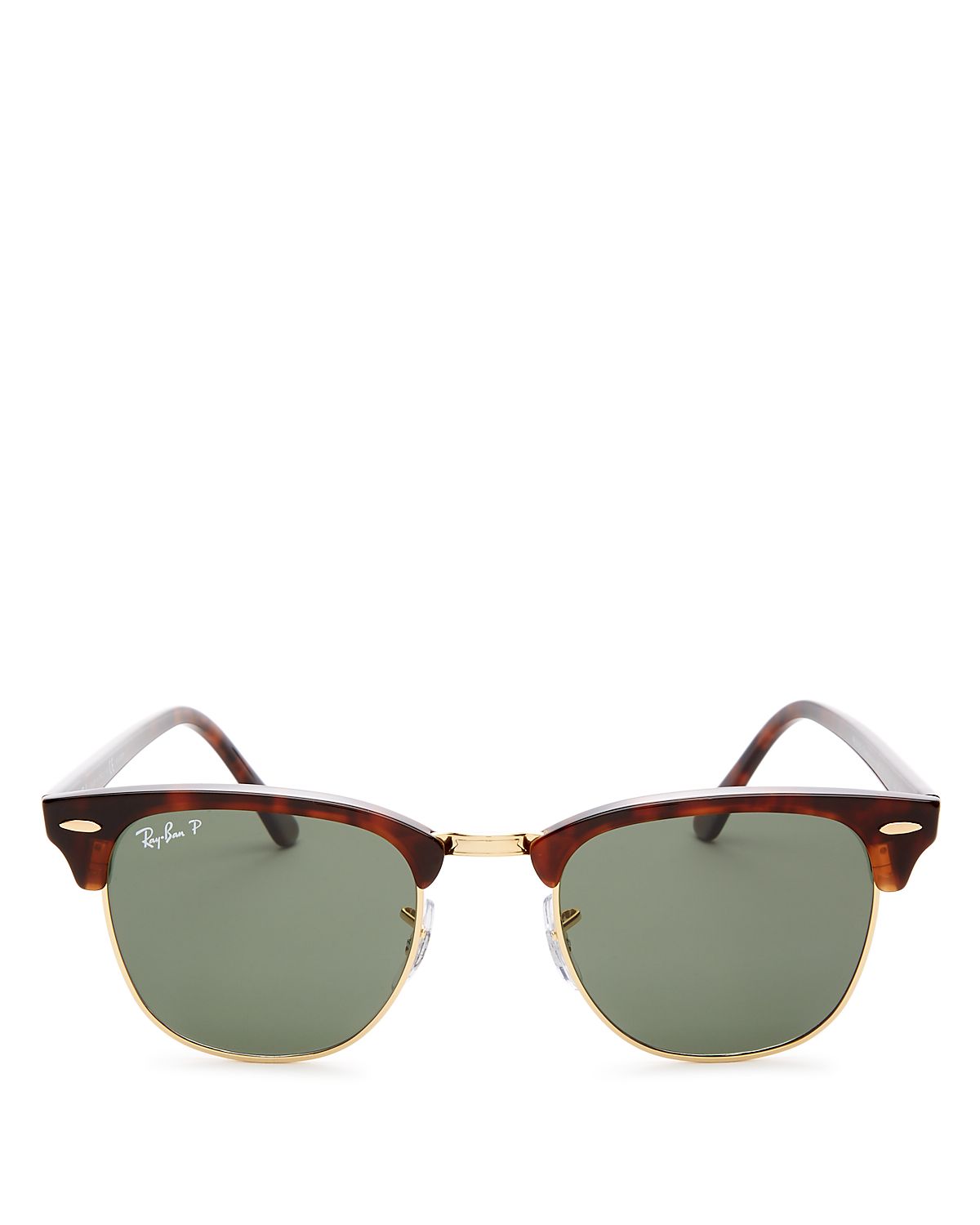Ray-Ban Polarized Classic Clubmaster Sunglasses, 51mm