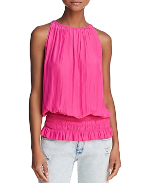 Ramy Brook Lauren Blouson Top - 100% Exclusive In Mystic Pink