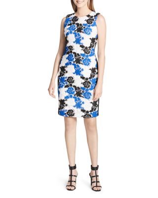 Calvin Klein - Floral Lace Sheath Dress