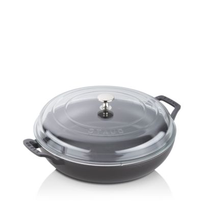 Staub - 3.5-Quart Braiser with Glass Lid