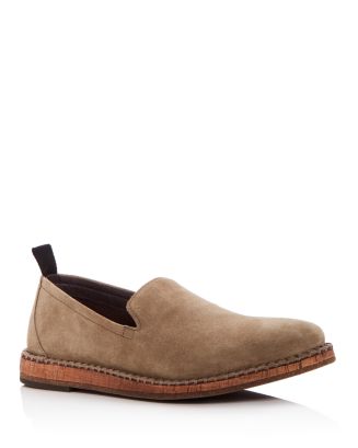 John Varvatos Mens 10 Zander Black Leather Slip On Loafers John Varvatos Men main image 4