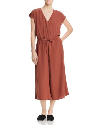 eileen fisher wide leg jumpsuit