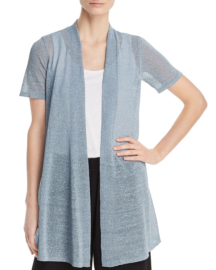 Eileen fisher blue deals cardigan