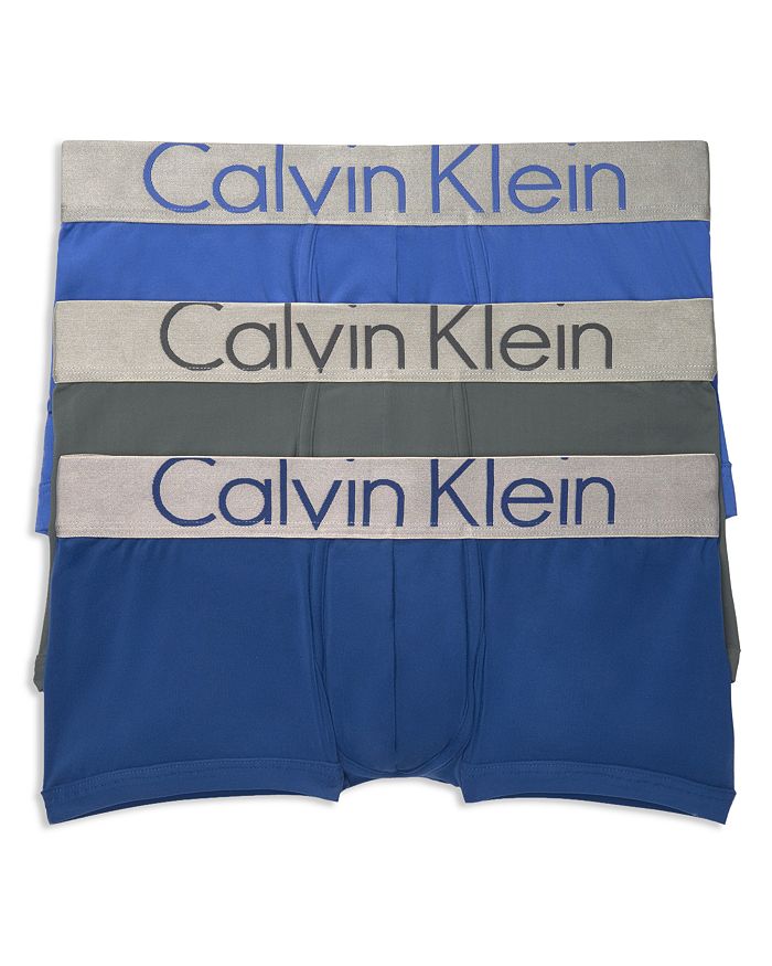 Calvin Klein Steel Low Rise Trunks, Pack of 3 | Bloomingdale's