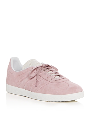 ADIDAS ORIGINALS WOMEN'S GAZELLE STITCH AND TURN SUEDE LACE UP SNEAKERS,BB6708