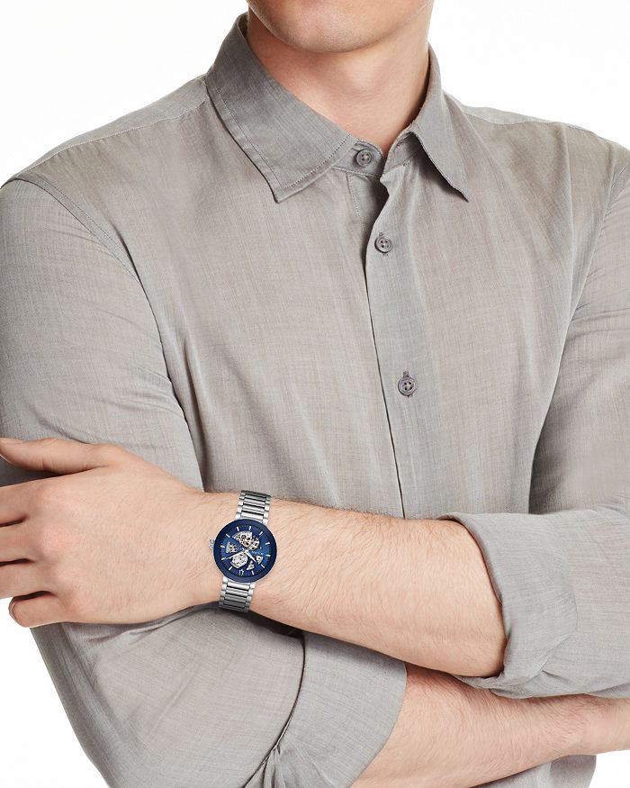 Shop Bulova Modern Watch, 42mm In Blue/silver