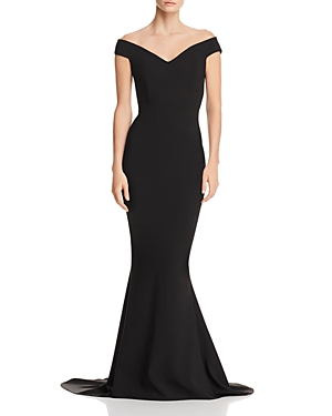 NOOKIE ALLURE OFF-THE-SHOULDER GOWN,NFM1825