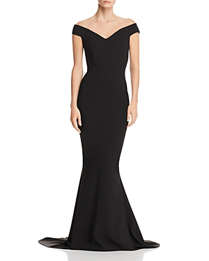 Nookie Allure Off-the-shoulder Gown In Black