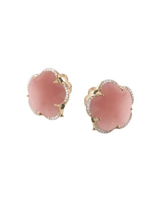 dark pink earrings