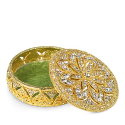 Gold Windsor Round Box