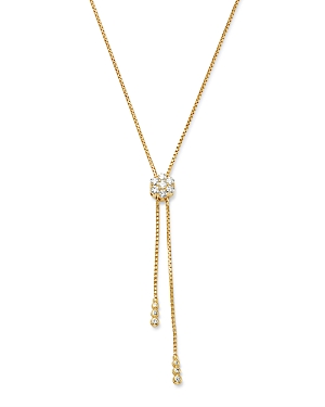 Bloomingdale's Diamond Flower Bolo Necklace in 14K Yellow Gold, 0.85 ct. t.w. - 100% Exclusive